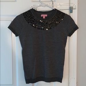 Lily Pulitzer Short Sleeve Sweater